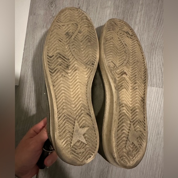 Goldengoose ‘BALLSTAR’ is green suede with metallic details size 42 - Picture 11 of 14